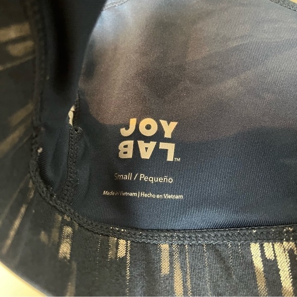 JoyLab Strappy Navy and Silver Sports Bra Small - Picture 4 of 4